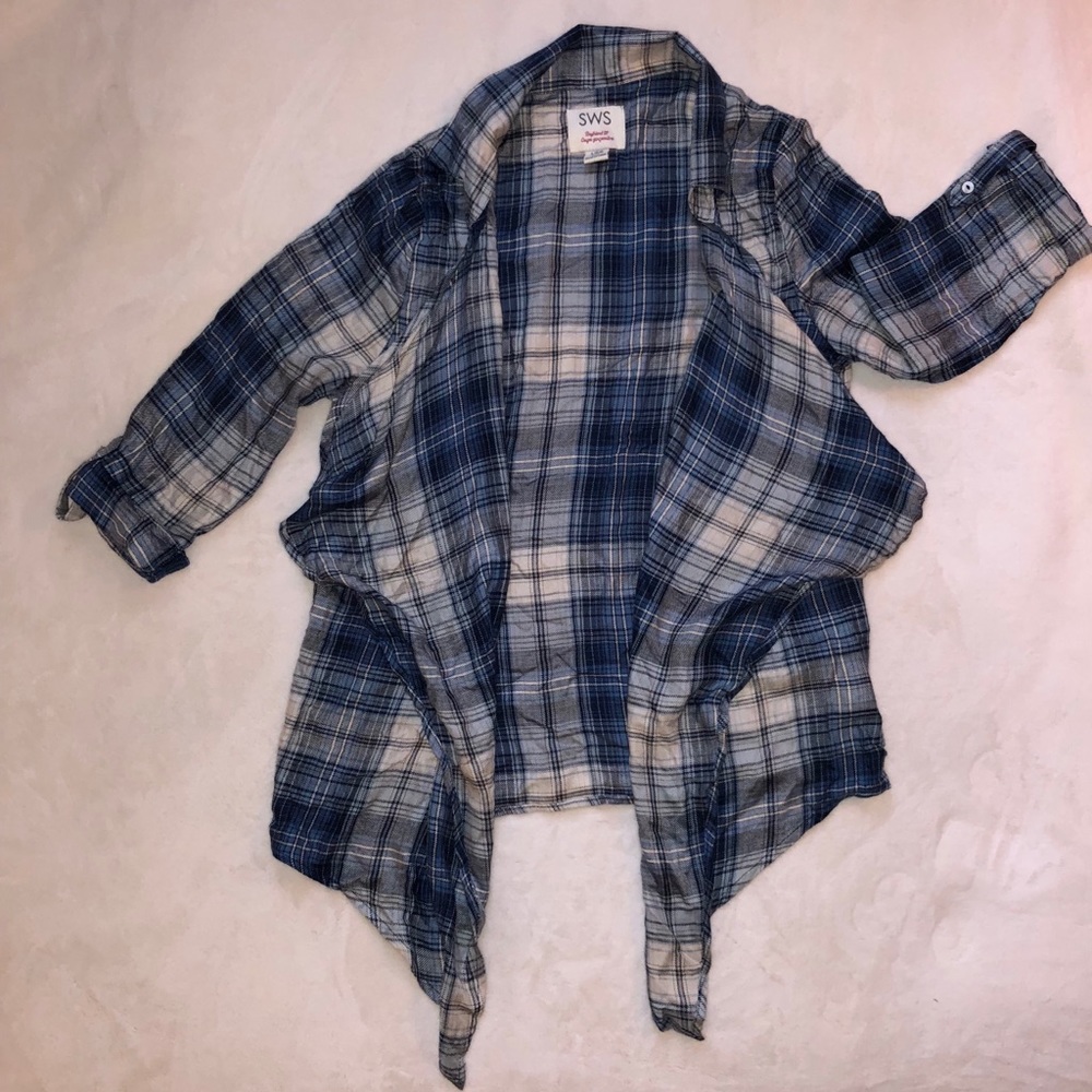 Flannel style cardigan
